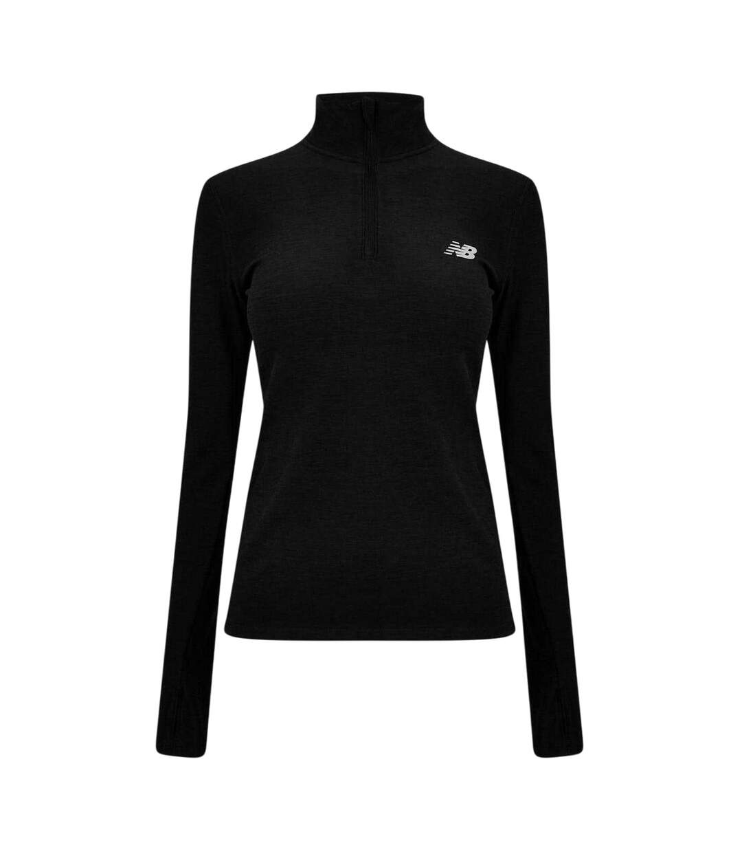 Haut De Survêtement Course À Pied Motif/style Teinture Spatiale Femme Noir New Balance-1