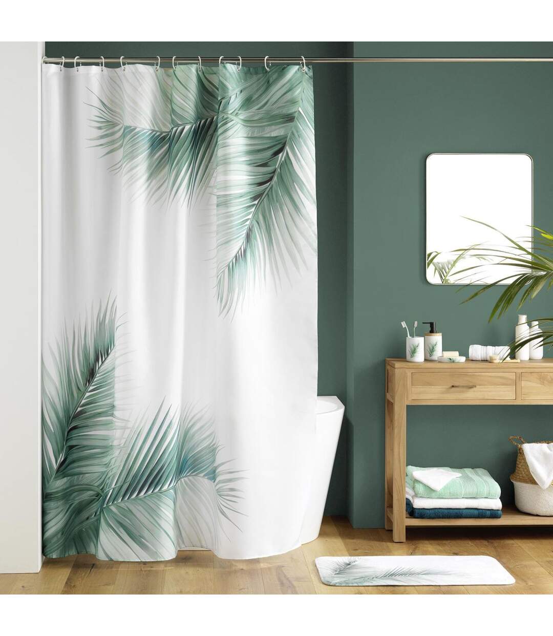 Tapis de Bain Havane 45x75cm Blanc-5