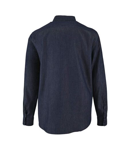 SOLS Mens Barry Long Sleeve Denim Shirt (Denim Brut) - UTPC3062