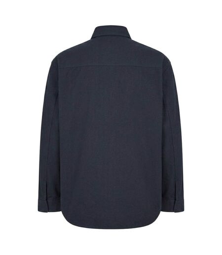 Surchemise Unie Manches Longues Homme Bleu Nuit Lyle & Scott