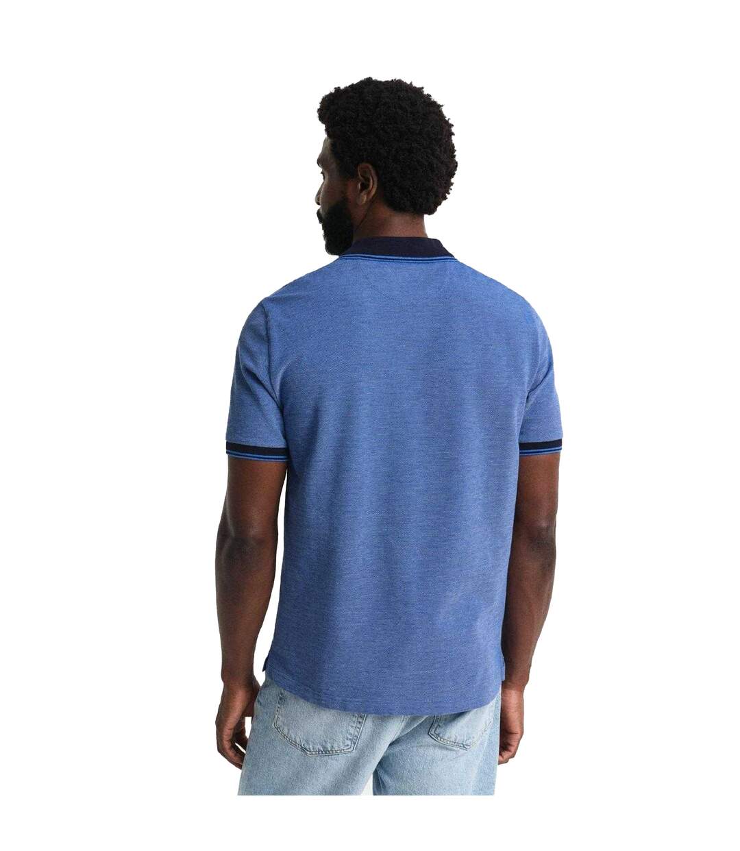 Polo Homme Bleu Gant-3