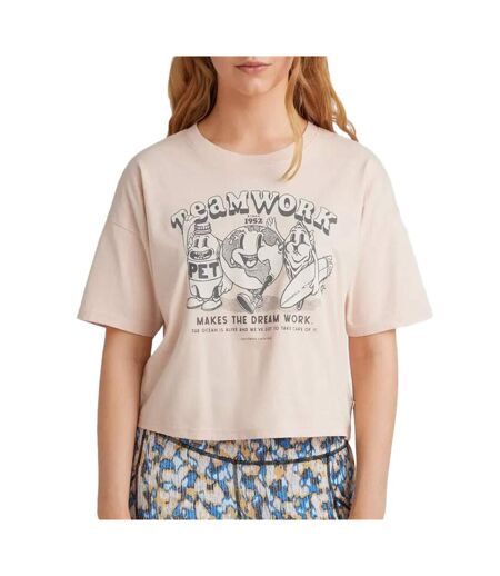 T-Shirt rose femme o'neill stream