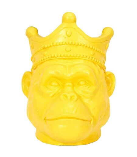Cache-pot orang-outan en magnésia 38.5 x 38 x 29.5 cm