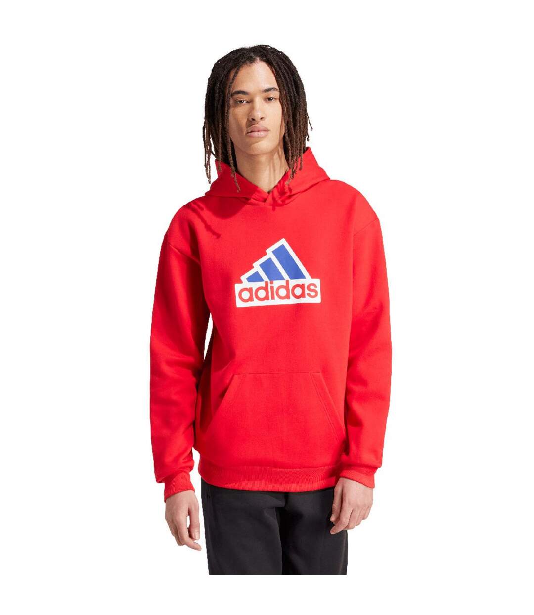 Sweat À Capuche Fi Bos Hd Oly Homme Rouge Adidas-1