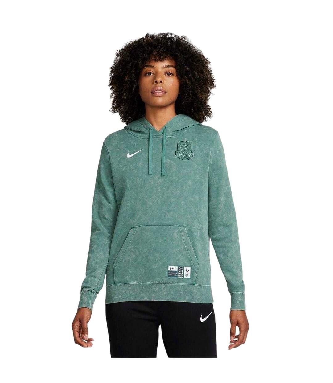 Sweat À Capuche Motif/style Tottenham Hotspur Fc Femme Vert Nike-2