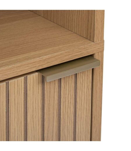 Colonne 1 porte et 3 niches en bois TASSO - Beige