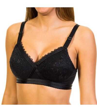 Wireless bra with cups and lace fabric P001Z women's feminine and comfortable design for women
