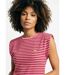 T-shirt maille fantaisie, broderie coeur-4