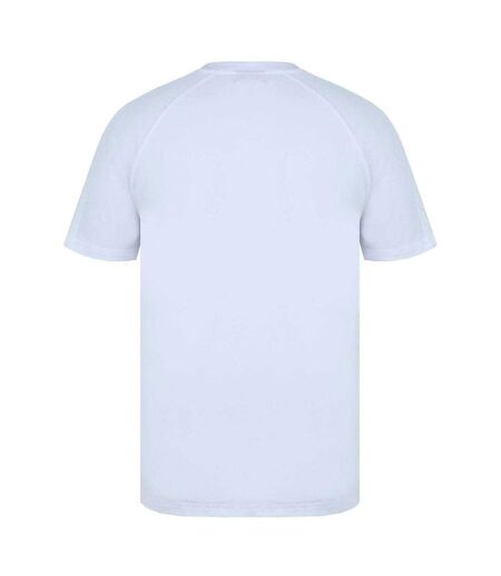 T-shirt Manches Raglan Motif/style Rayé Homme Blanc Lonsdale