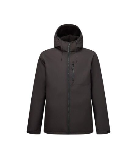 Veste Imperméable Et Isolante À Capuche Ajustable Motif/style Uni Frankie Homme Noir Regatta