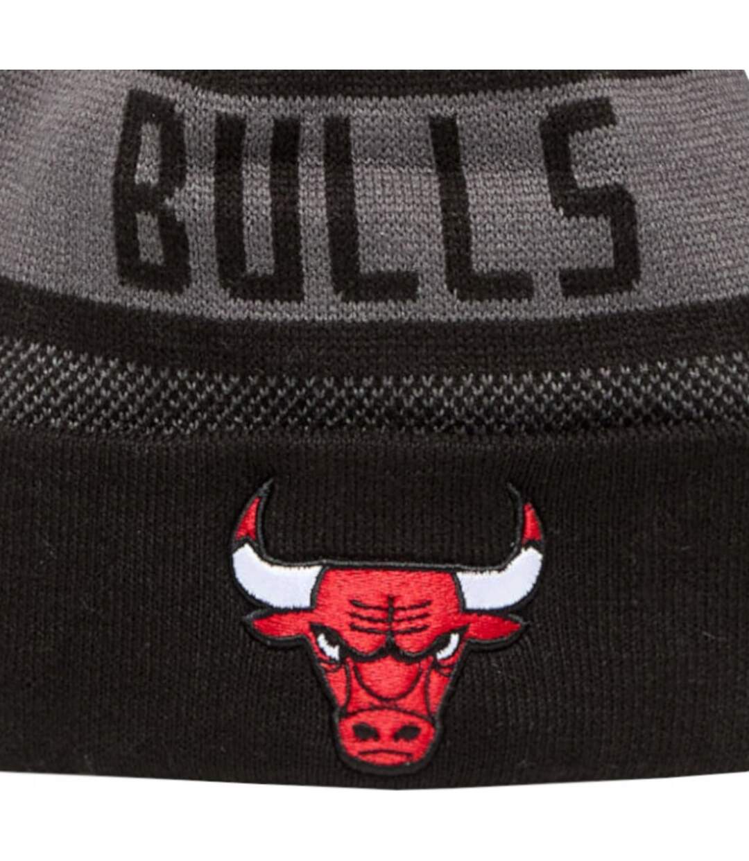 Bonnet Motif/style New Era Adulte Gris Chicago Bulls-3