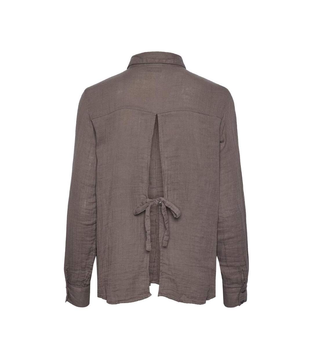 Chemise marron femme pieces kappel-2