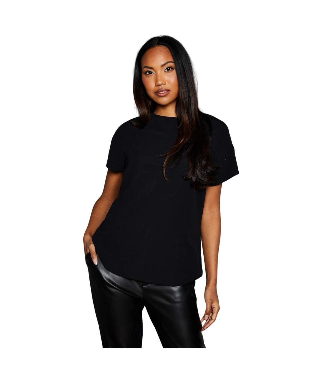 T-shirt femme noir Principles