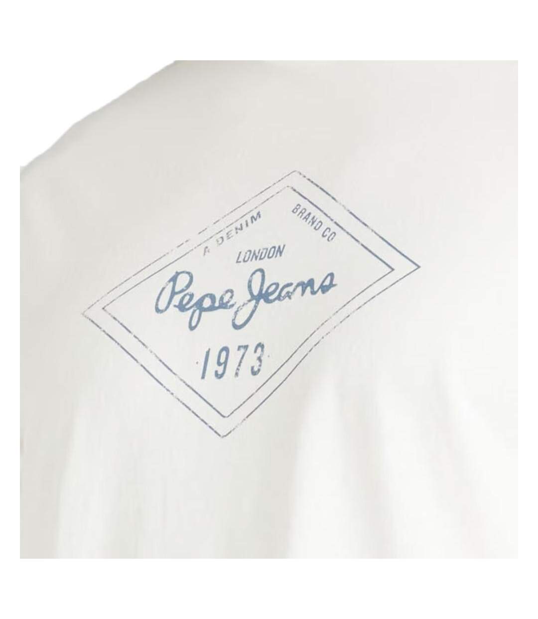 T-shirt Blanc Homme Pepe jeans Wesley - XXL-3