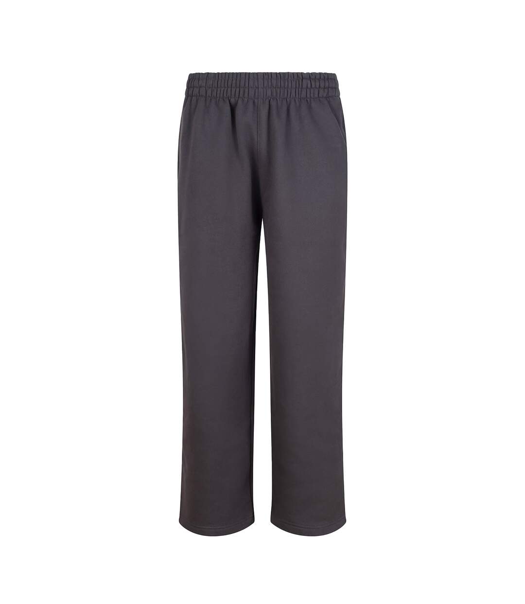 Mens Signature Heavyweight Jogging Bottoms Solid Charcoal Awdis-1