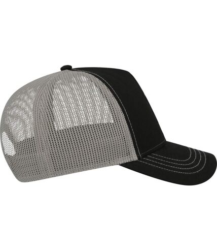 Casquette trucker rapper adulte noir / gris Atlantis