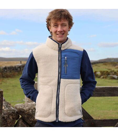 Veste Sans Manches Homme Blanc Cassé Lazy Jacks