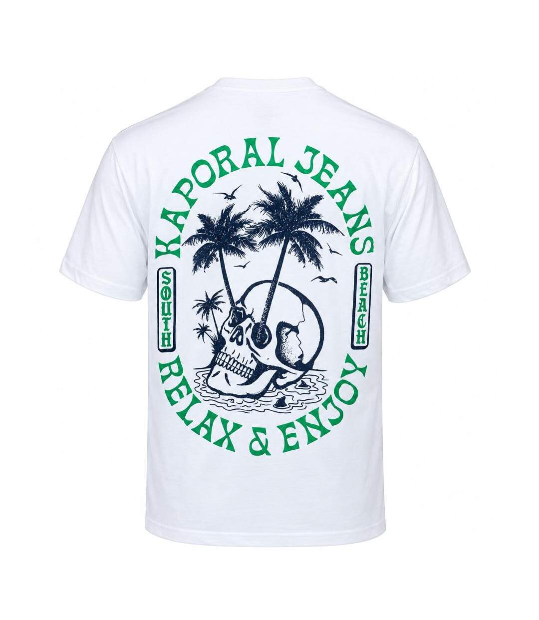 T-Shirt blanc homme kaporal till-2