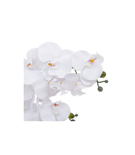 Orchidée Artificielle en Pot Riva 60cm Blanc