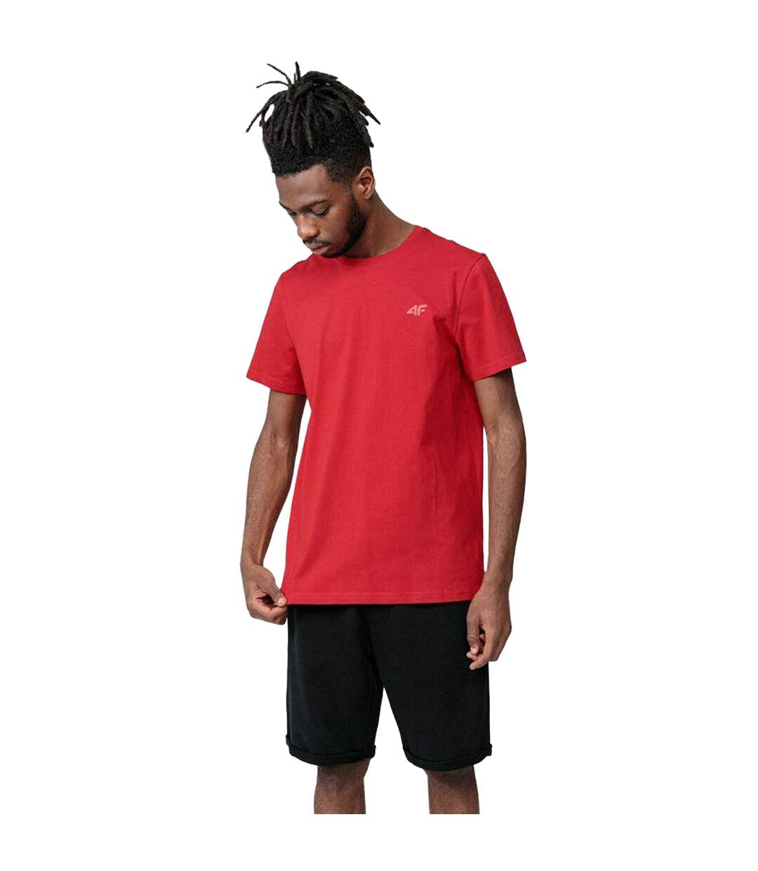 T-shirt H4z22 Homme Rouge 4F-1