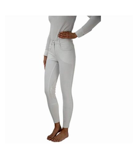 HyPERFORMANCE - Pantalon d'équitation CORBY COOL - Femme (Blanc) - UTBZ3057