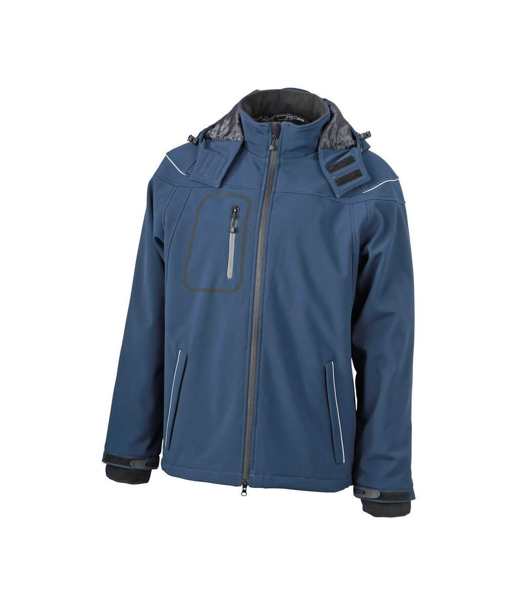 Veste softshell hiver Homme - JN1000 - Bleu marine-1