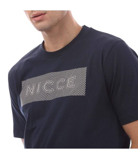 T-shirt Style Logo Alttio Homme Bleu Marine Nicce