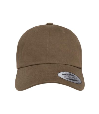 Flexfit By Yupoong Peached Cotton Twill Dad Cap (Loden)