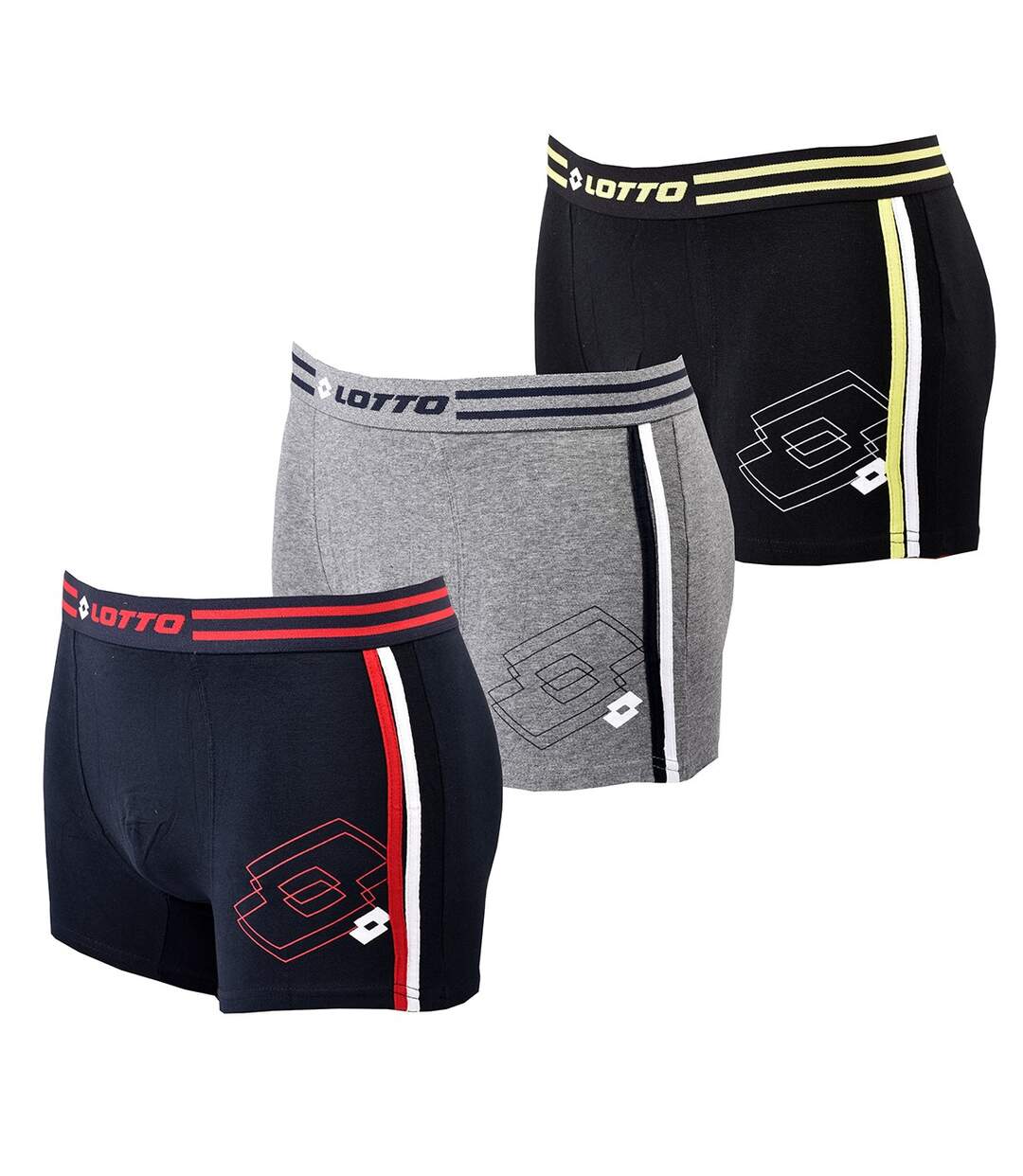 Boxer homme LOTTO Pack de 3 Boxers 1418-1