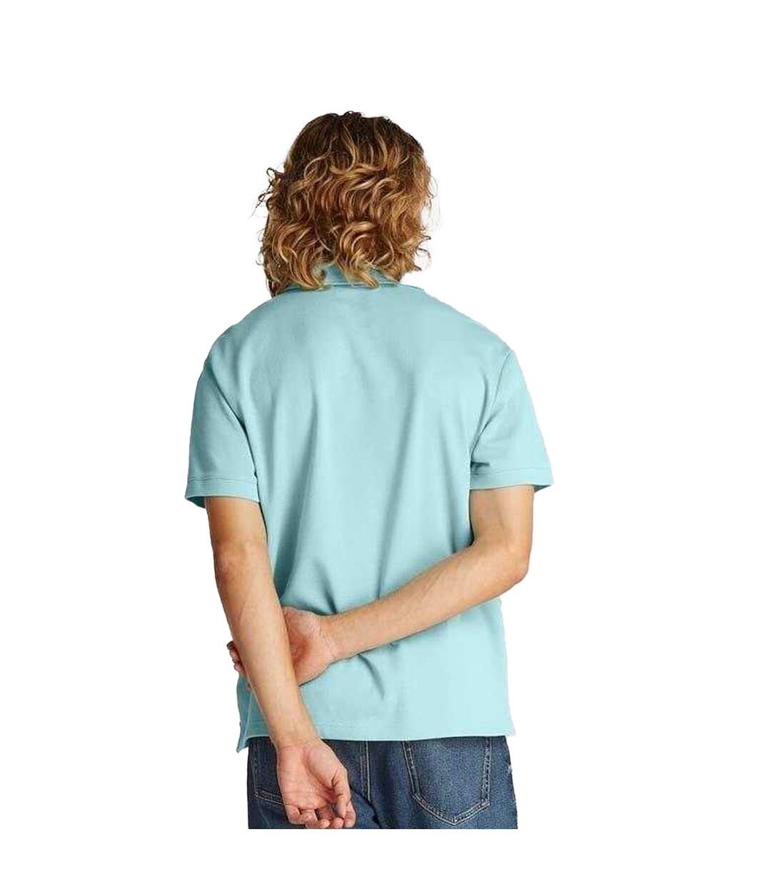 Mens Regular Short-sleeved Polo Shirt Fresh Mint Calvin Klein-3