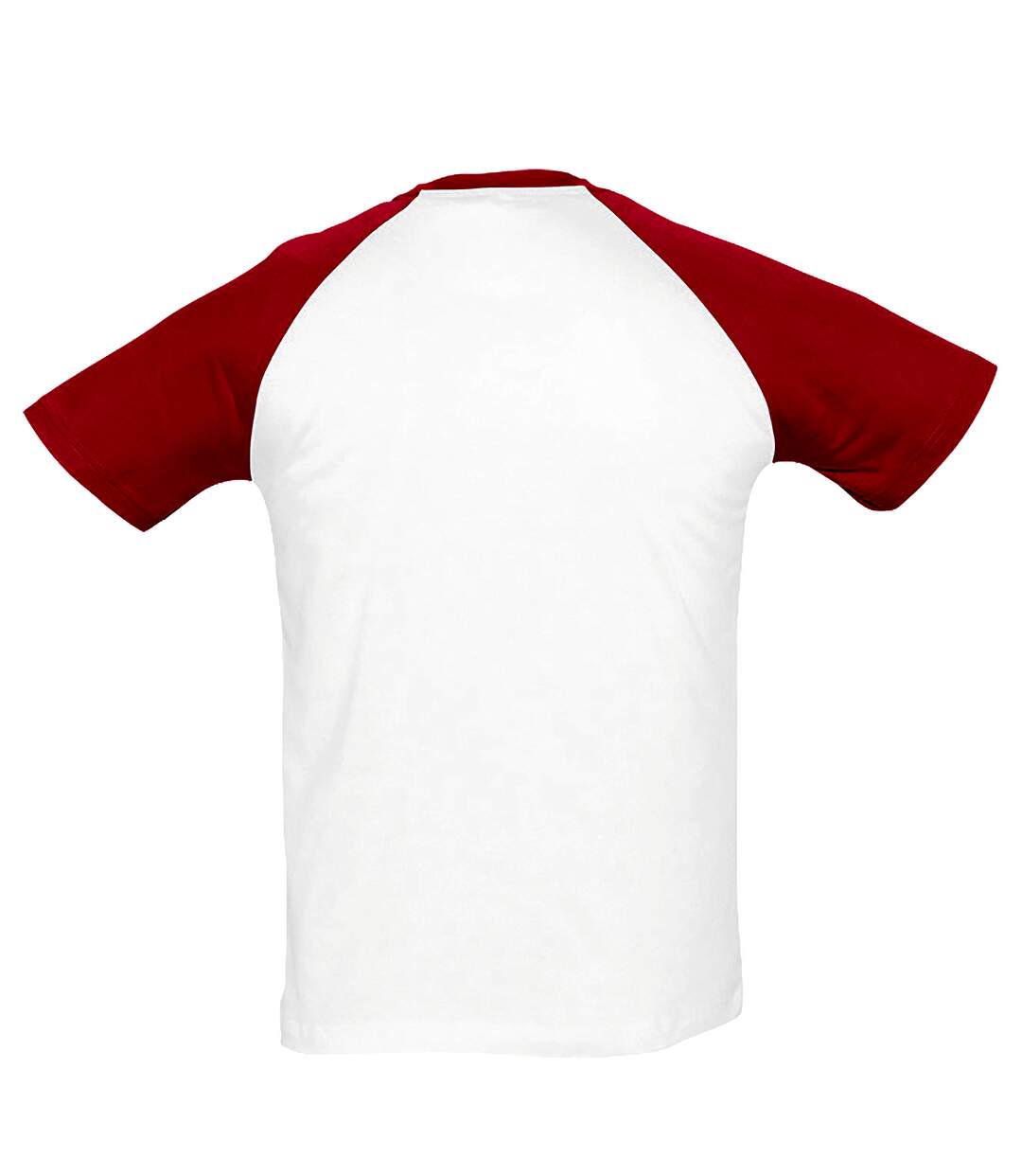 T-shirt manches courtes funky homme blanc/rouge SOLS