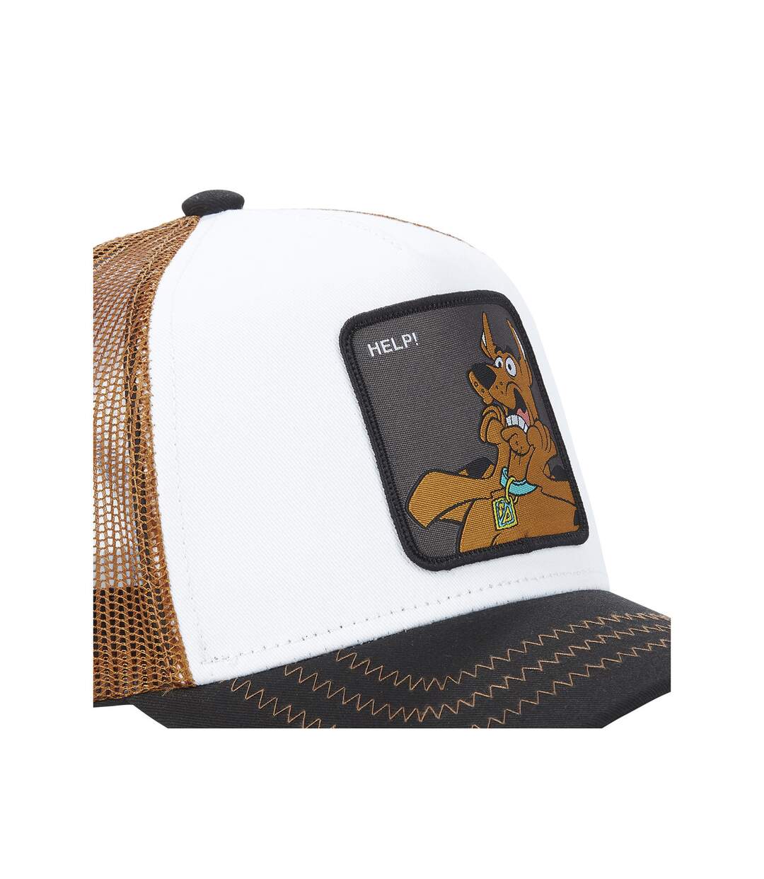 casquette homme trucker avec filet et patch Scooby doo Capslab-2