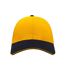 Atlantis Liberty Sandwich Heavy Brush Cotton 6 Panel Cap (Yellow/Navy) - UTAB193