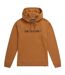 Mens Driver Logo Organic Hoodie Mustard Animal-1