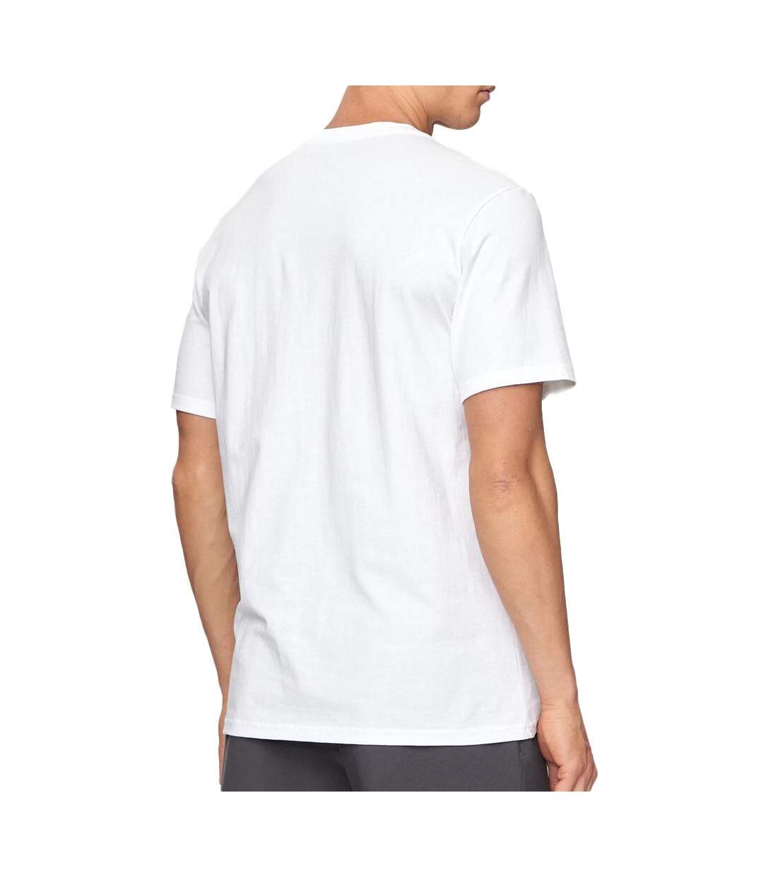 T-shirt Blanc Homme Converse Distorted - M-2