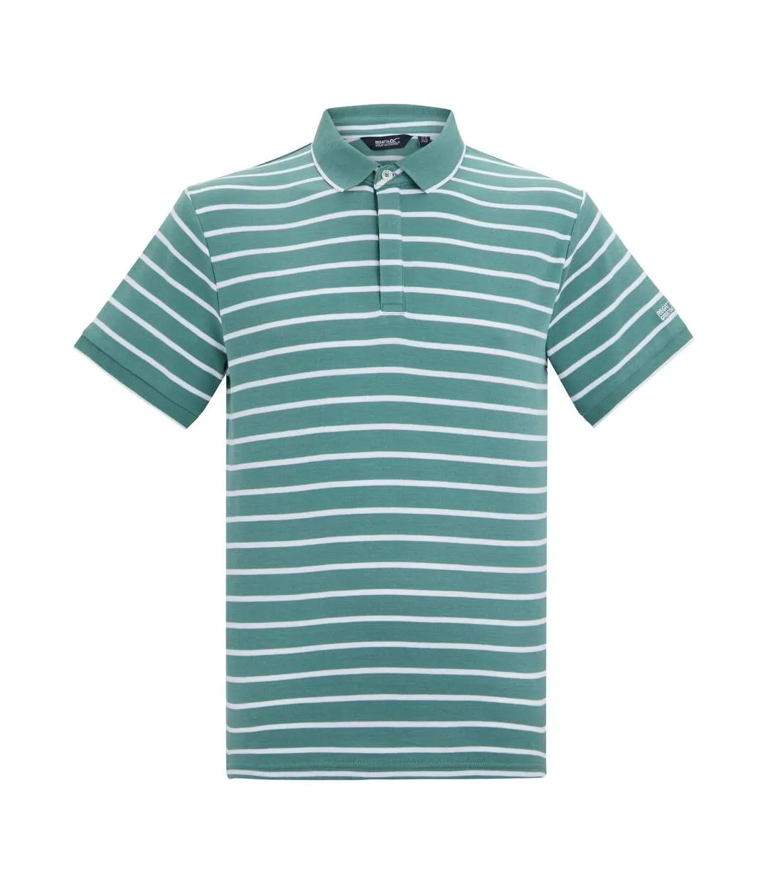 Polo Motif/style Rayé Tiver Homme Bleu Clair Blanc Regatta-2