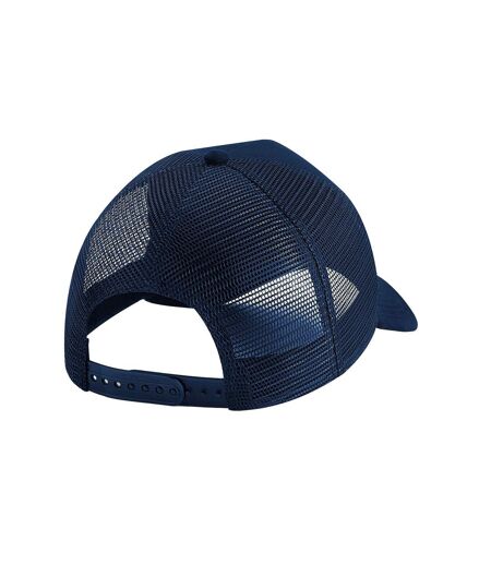 Casquette De Camionneur Unisexe En Daim Pour Adultes Bleu Marine Beechfield
