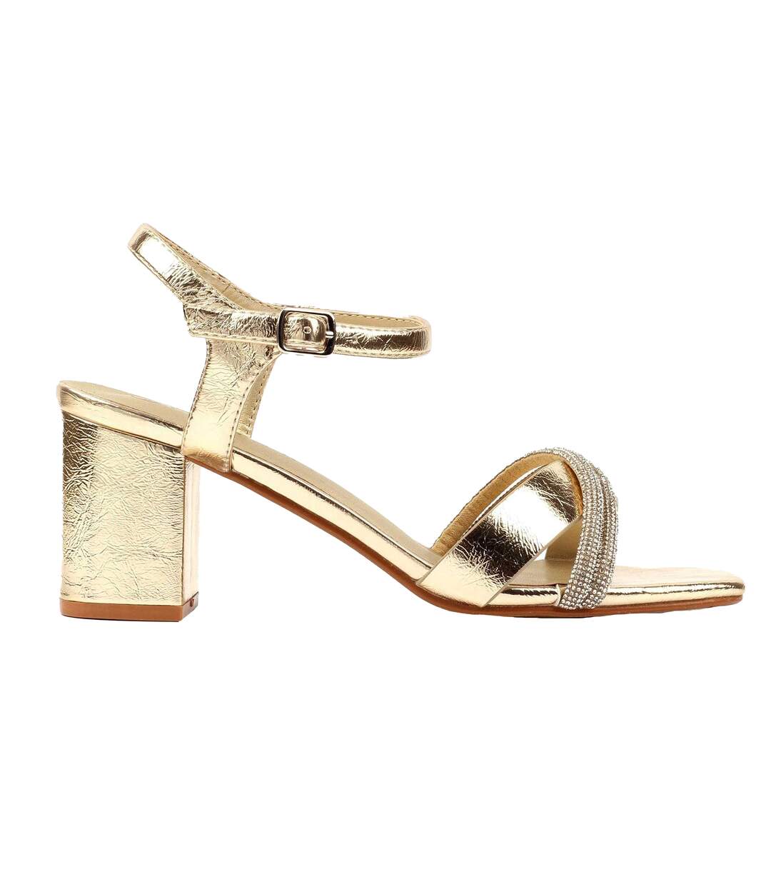 Sandales Jodi Femme Jaune Or Lunar-2