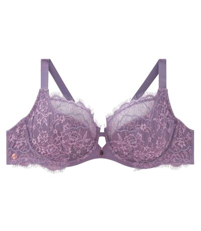 Soutien-gorge armatures grand maintien violet Aromatique