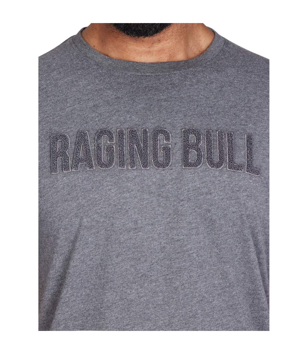 T-shirt homme charbon Raging Bull-3