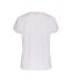 T-shirt Blanc/Doré Femme Pieces Merima - L