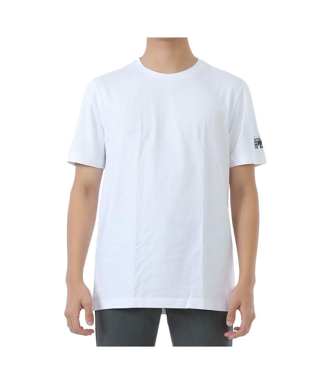 Lot de 2 t-shirts noir/blanc homme hugo boss imprimé-2