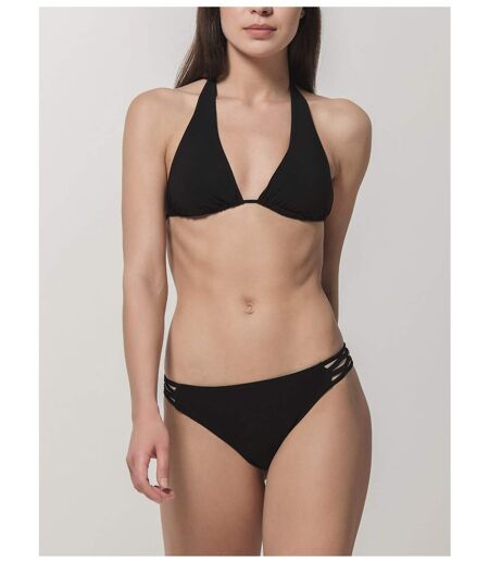 Haut maillot de bain triangle convertible Blue Sense Luna Splendida noir