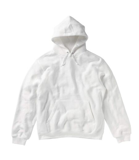 Sweatshirt Uni À Capuche Femme Blanc SG