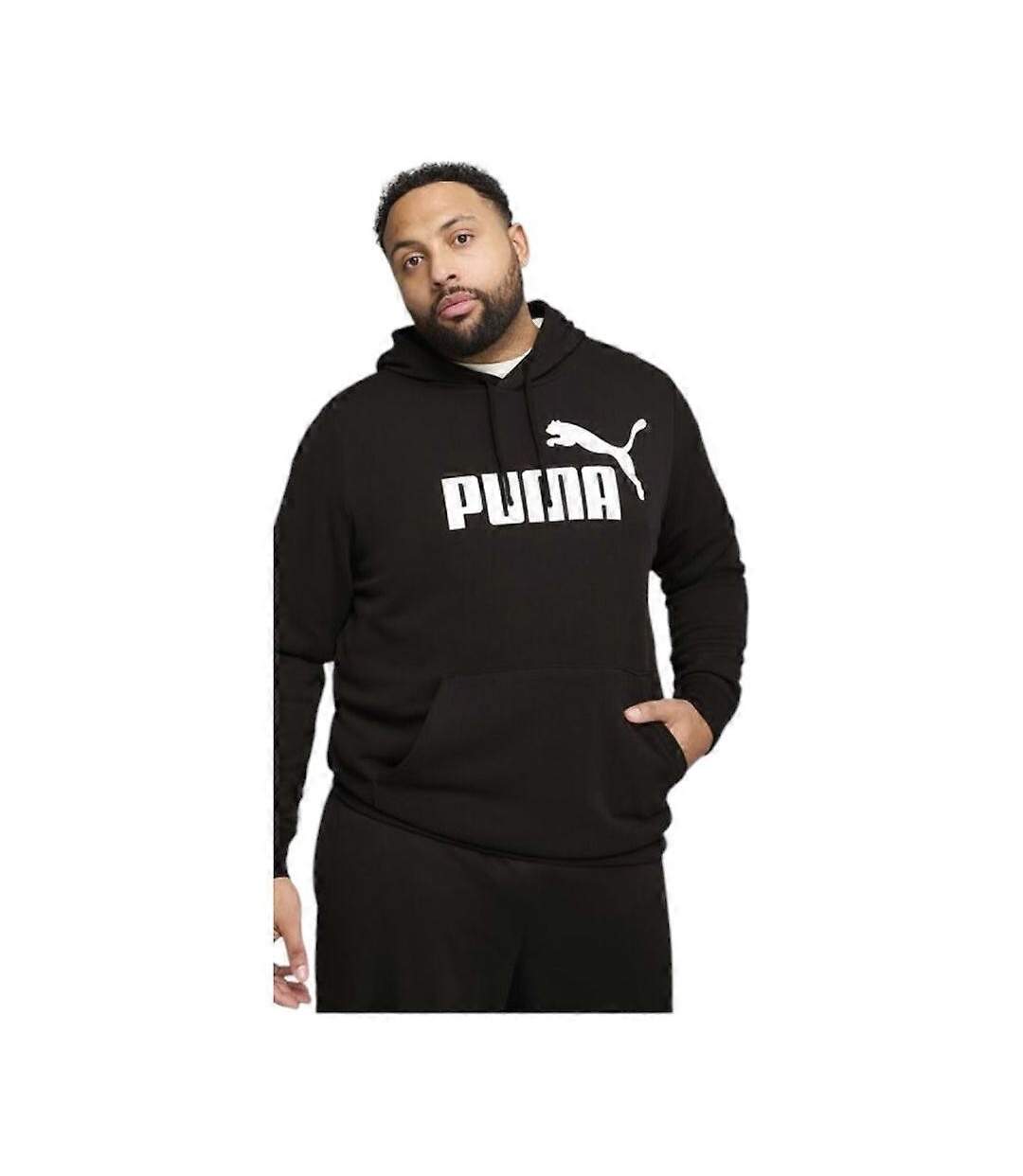 Sweat À Capuche Ess No.1 Homme Noir Puma-1