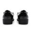 Womens/ladies Houston Patent Leather Slip-on Wide Loafers Black Where´s That From-3