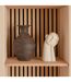 Vase Cruche en Métal Wonj 30cm Marron-3
