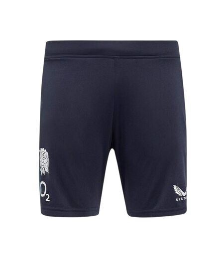 Short Motif/style Rugby Angleterre Homme Bleu Foncé Gris Bleu Foncé Castore