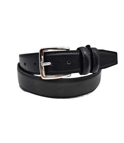 Ceinture élégante en PVC Noir pour Homme - Style Classique et Ajustable