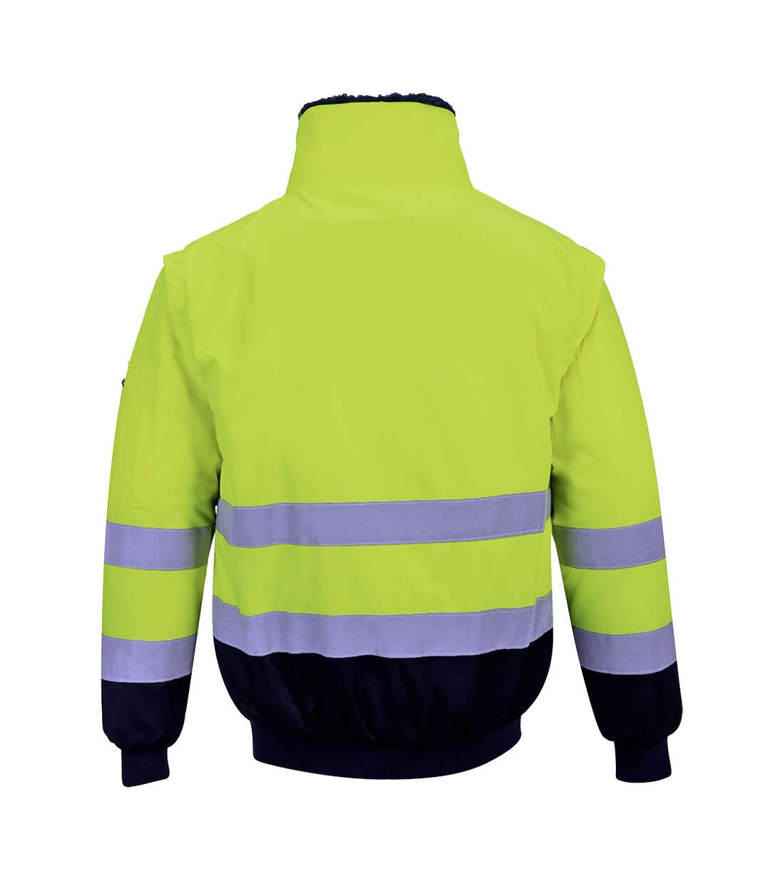 Mens pj50 hi-vis 3 in 1 jacket yellow/navy Portwest